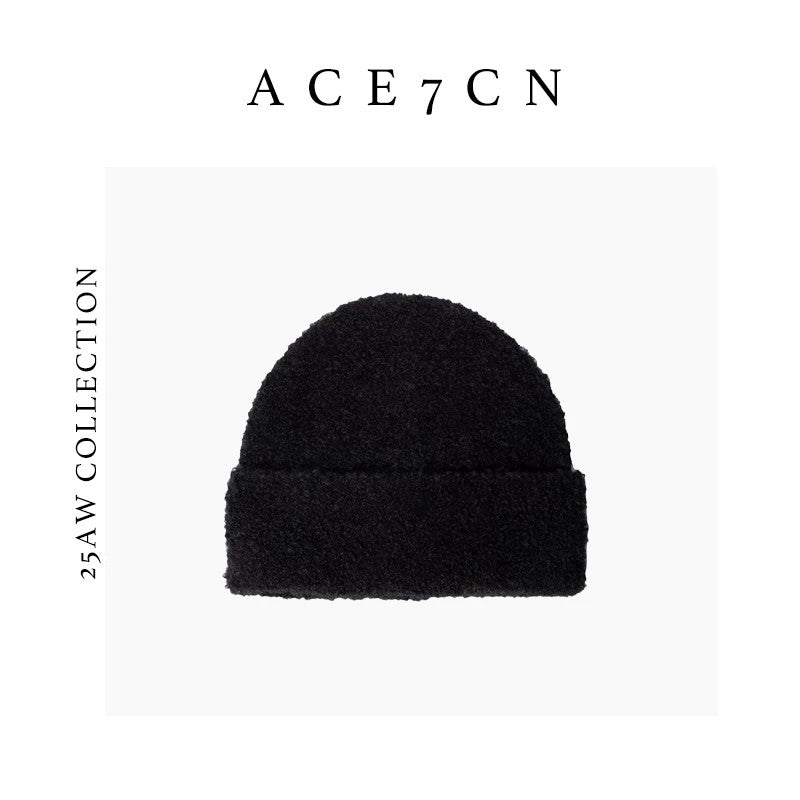Nordic Soft Relaxed Alpaca Knit Beanie Cloud