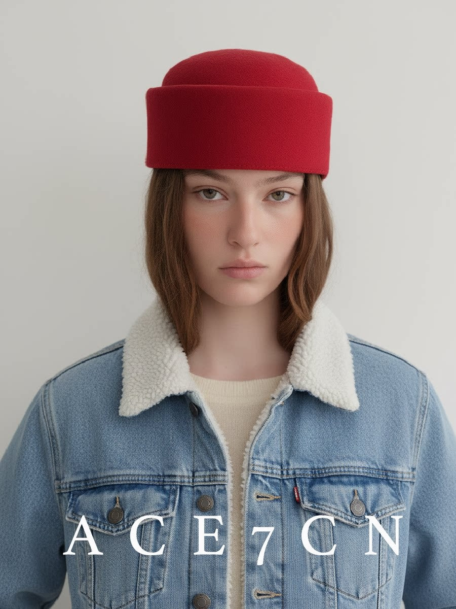 Pillboxhat Pillbox Hat 100 Wool British Vintage