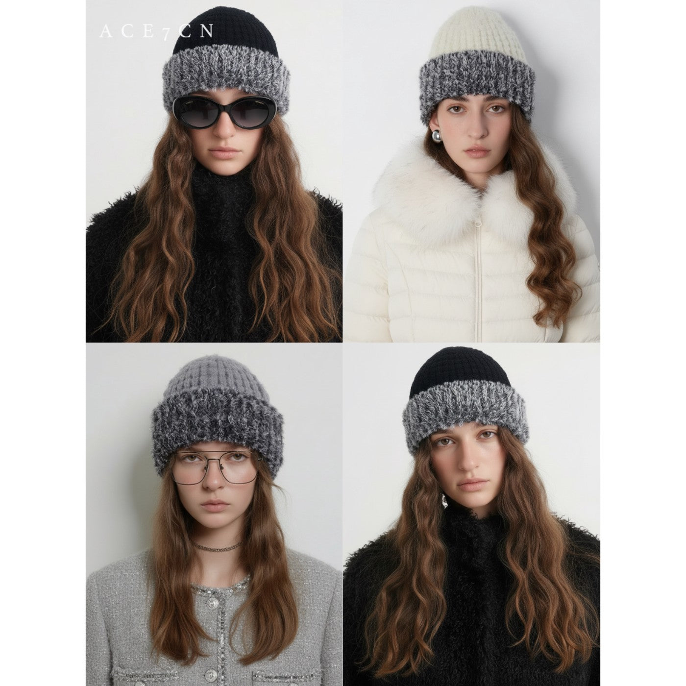 Finnish Classic _ Pineapple-Knit Woven Knit Beanie