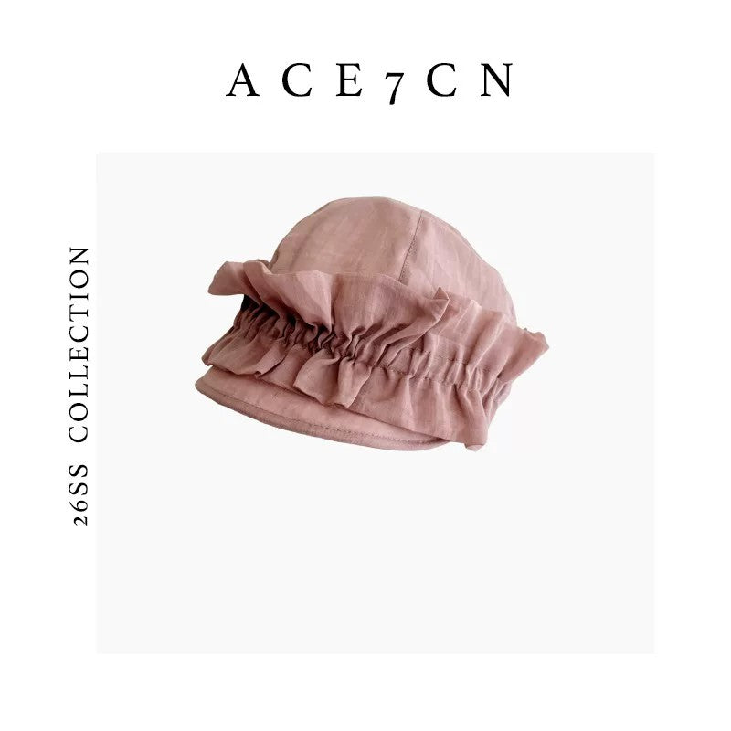 Japanese Artsy Handmade Floral-Shaped Hat Lightweight Travel-Look