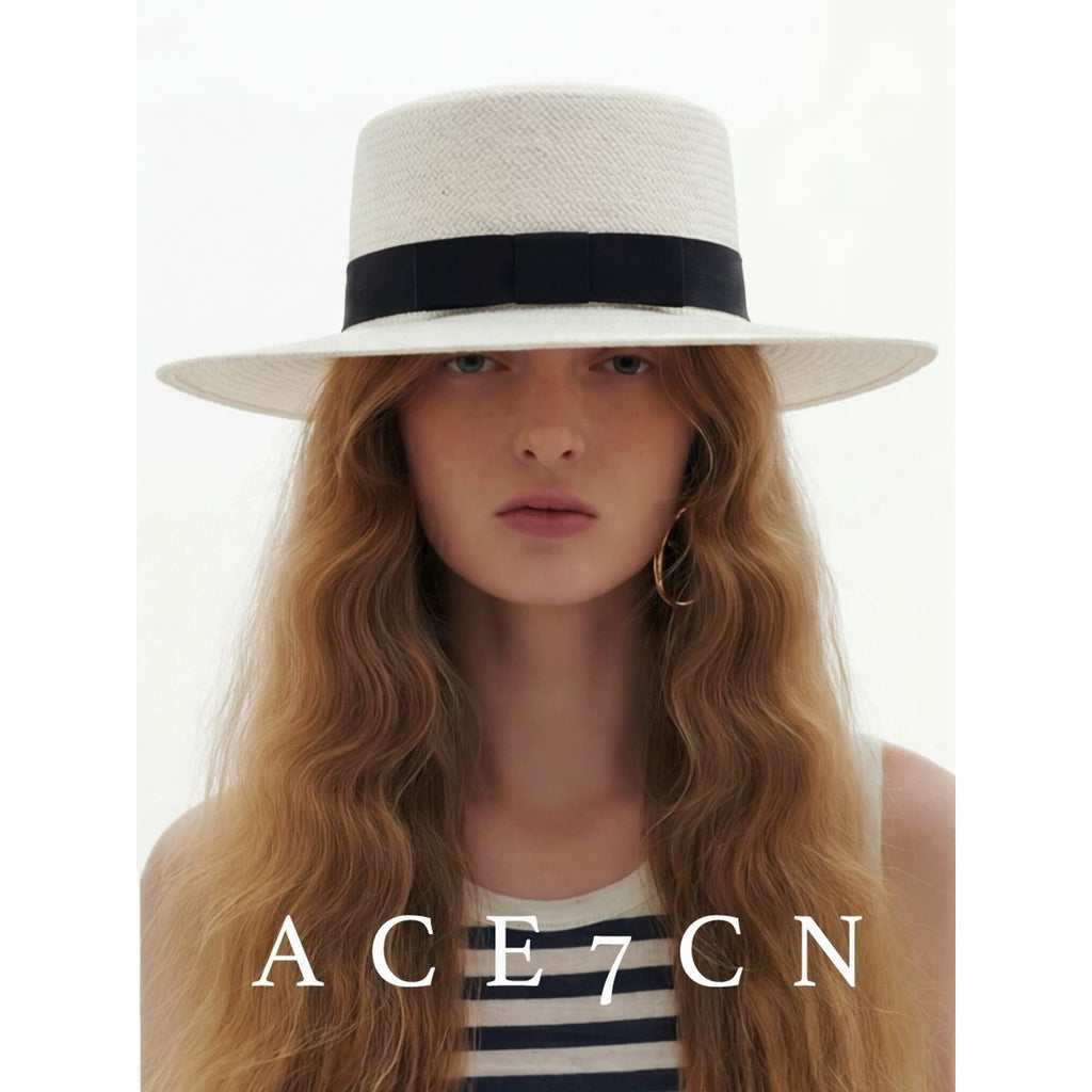 Parisian Tweed White Dress Hat Classic Chic