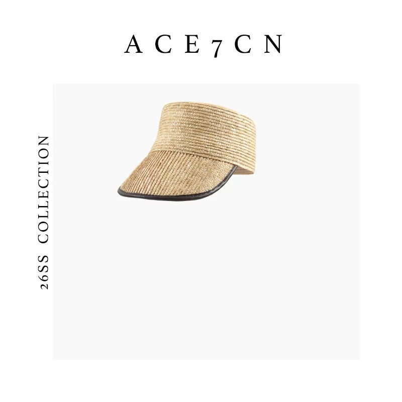Danish Wheat-Straw Straw Hat Handmade Straw-Woven Equestrian