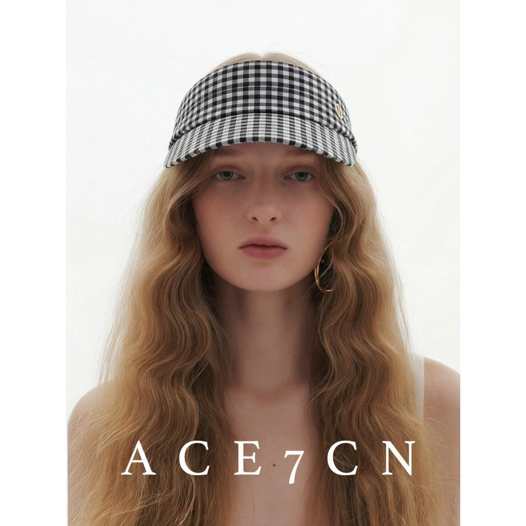 Urban Chic Visor Summer Plaid Sun-Shade Headband