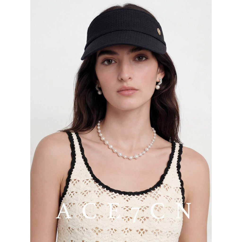 Urban Chic Visor Summer Plaid Sun-Shade Headband