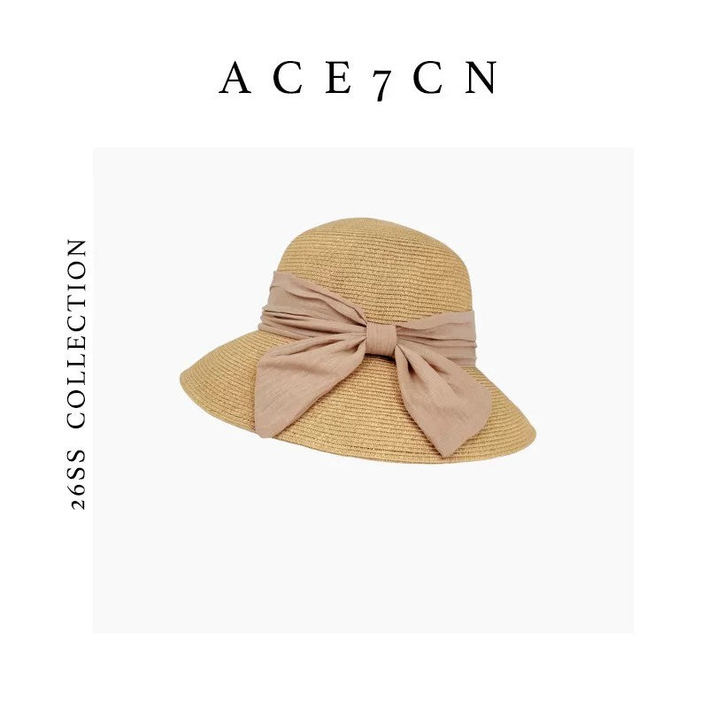 Relaxed French Bucket Hat Bow Bucket Hat