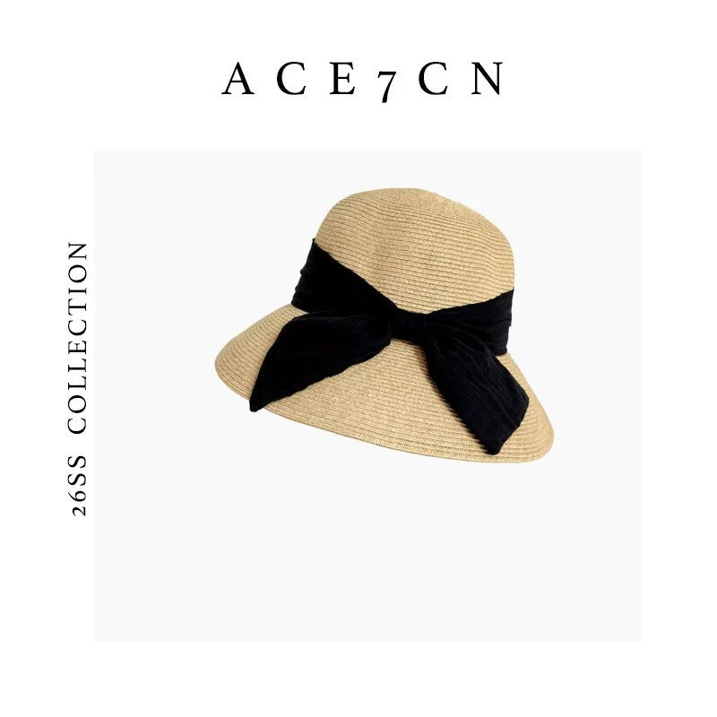 Relaxed French Bucket Hat Bow Bucket Hat
