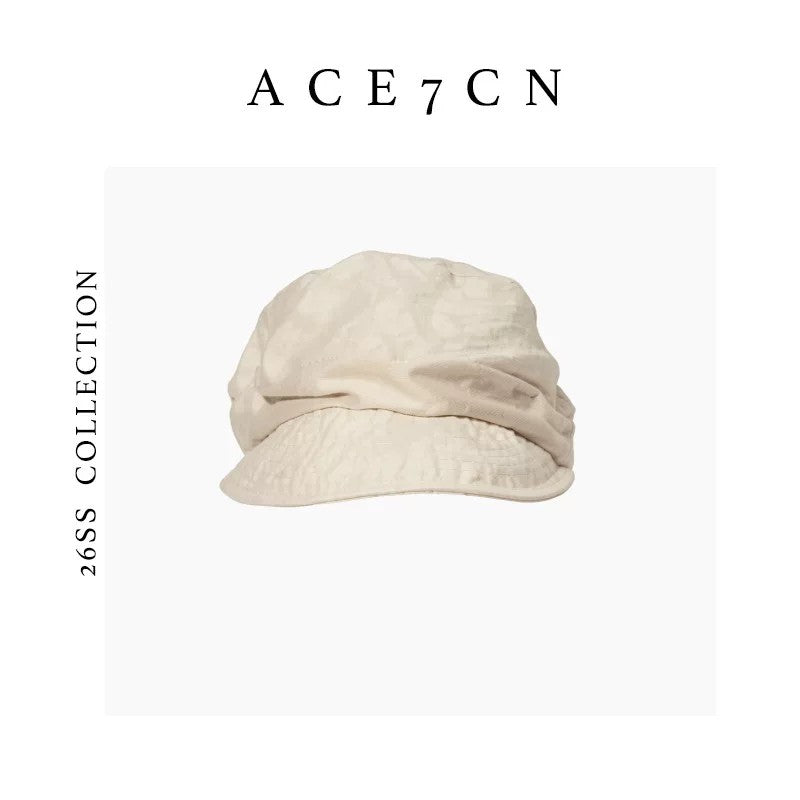 Parisian Tencel Soft-Top Riding Hat Breathable Beret