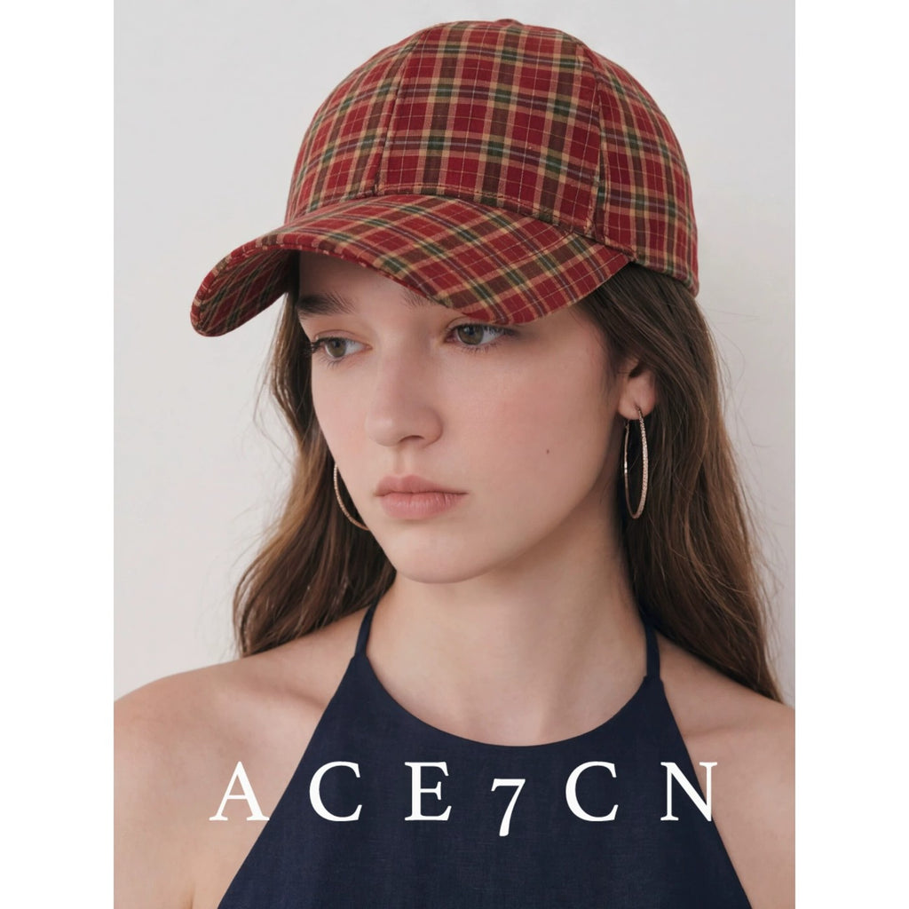 Urban Plaid Chic Plaid Baseball Cap Outdoor