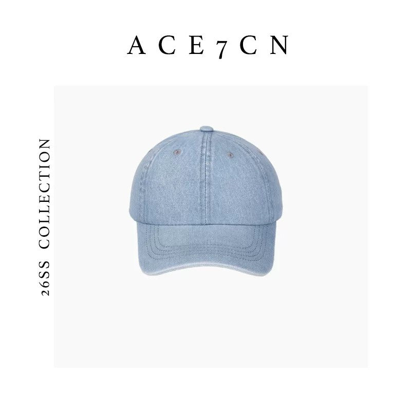 Urban Denim Simple Washed Denim Baseball Cap