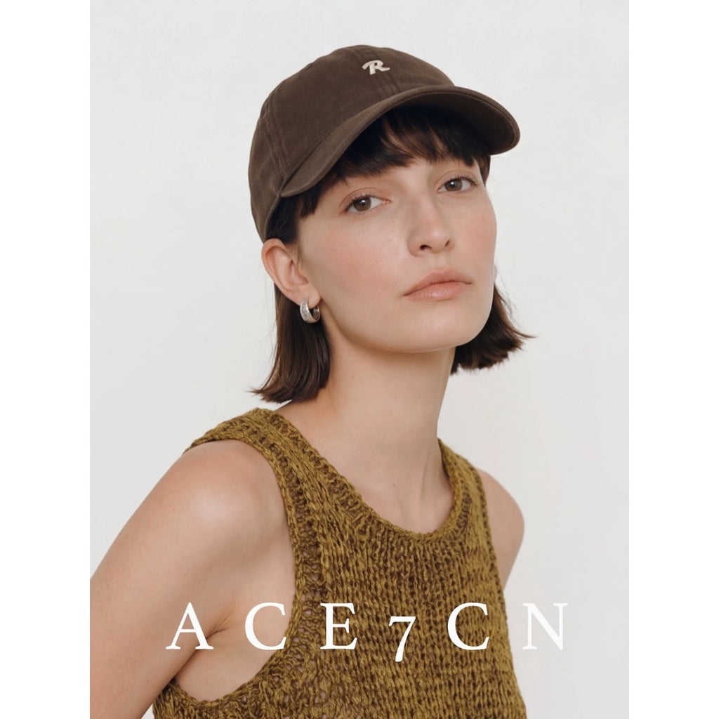Nordic Chic Denim Baseball Cap Embroidered Soft-Top