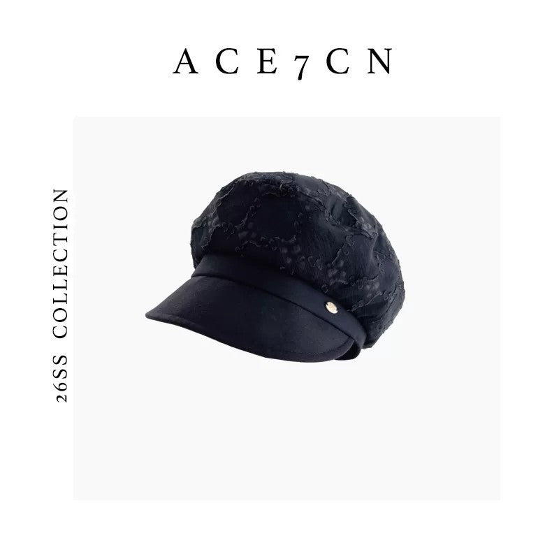 Parisian Vintage Premium Tencel Burnout Newsboy Cap