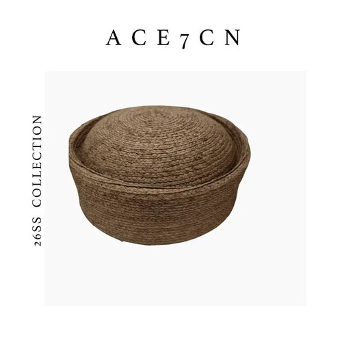 100 Raffia British Vintage Pillbox Hat pillbox