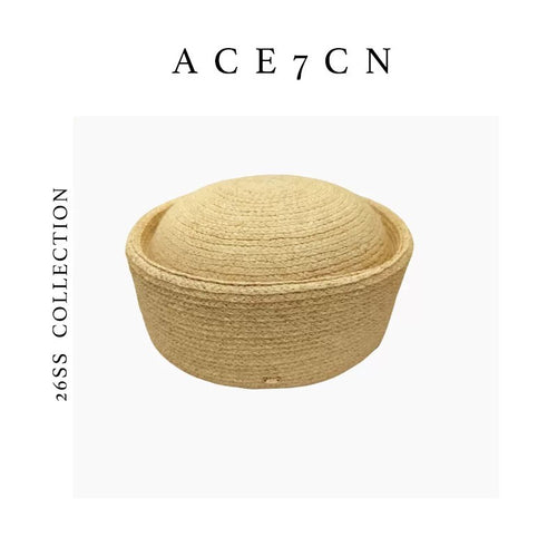 100 Raffia British Vintage Pillbox Hat pillbox
