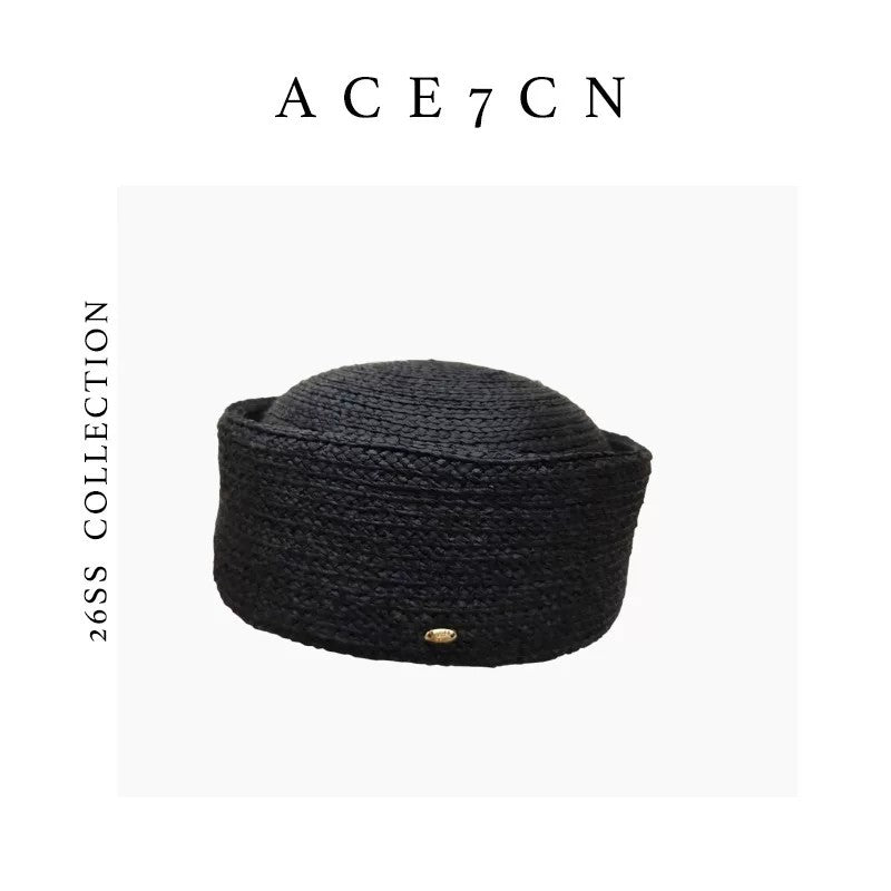 100 Raffia British Vintage Pillbox Hat pillbox