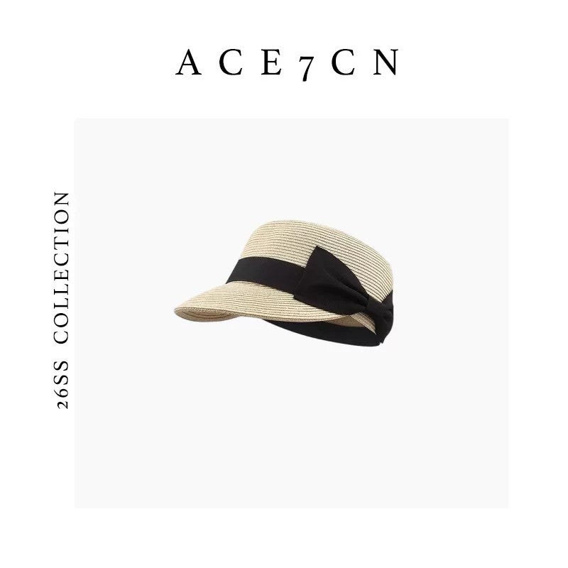 South-France Midsummer Sun-Shade Straw Hat British Straw-Woven