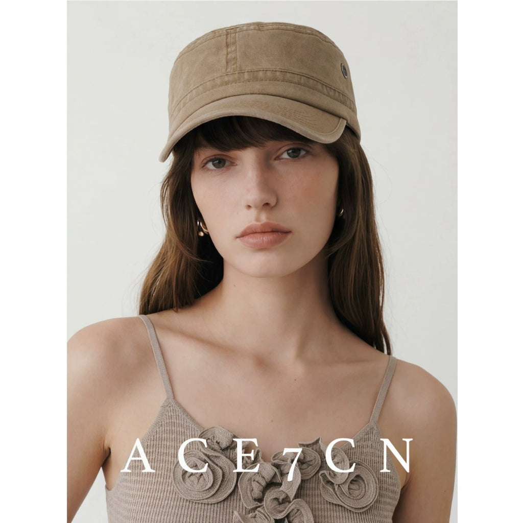 Urban Chic Denim Riding Hat Distressed Denim