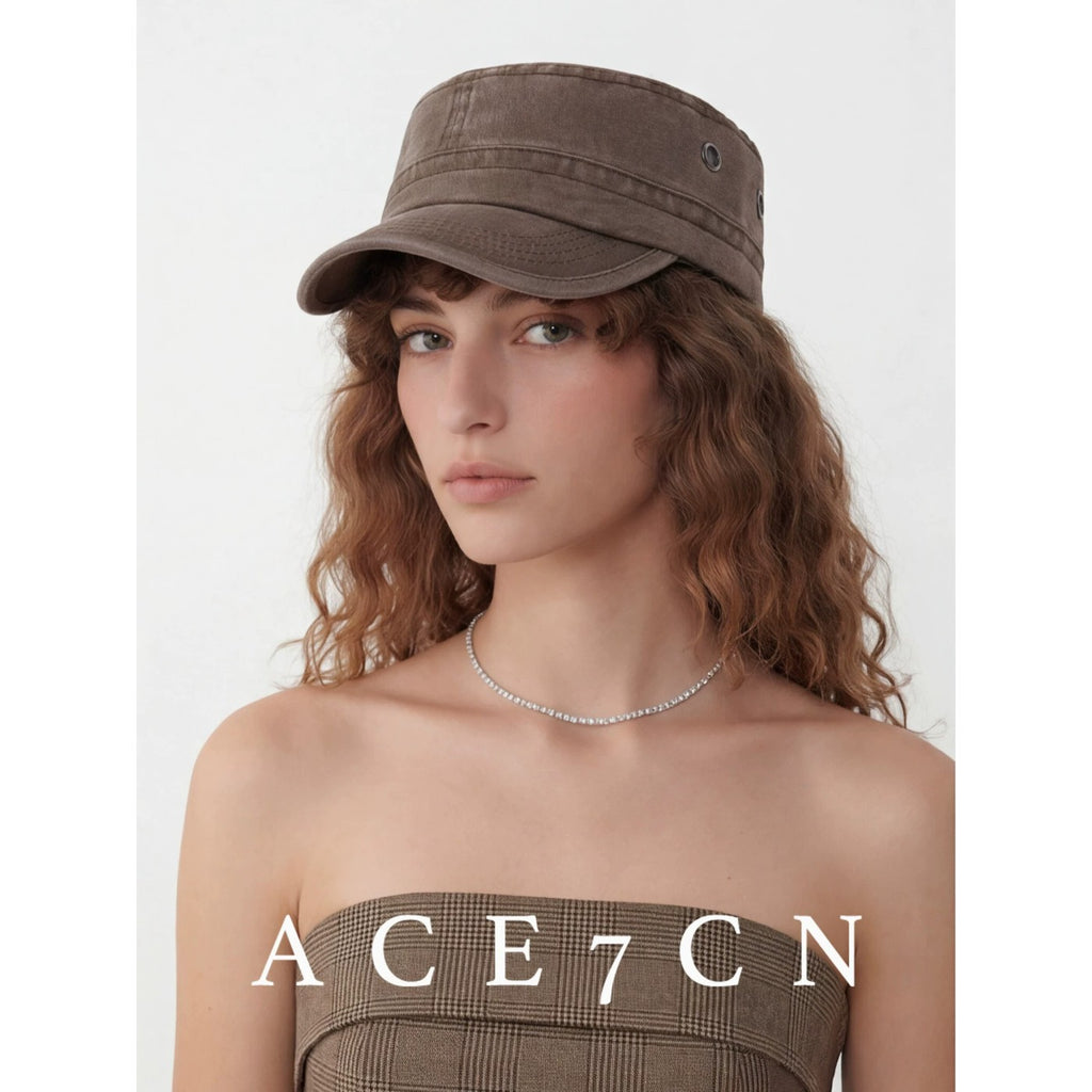 Urban Chic Denim Riding Hat Distressed Denim