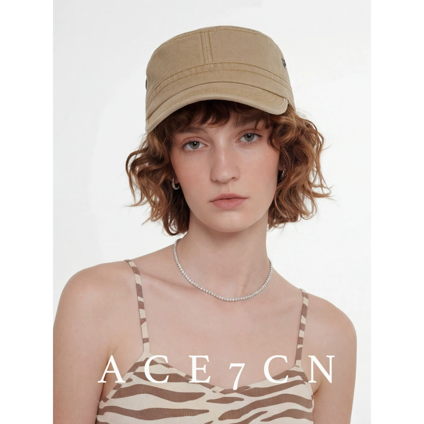 Urban Chic Denim Riding Hat Distressed Denim