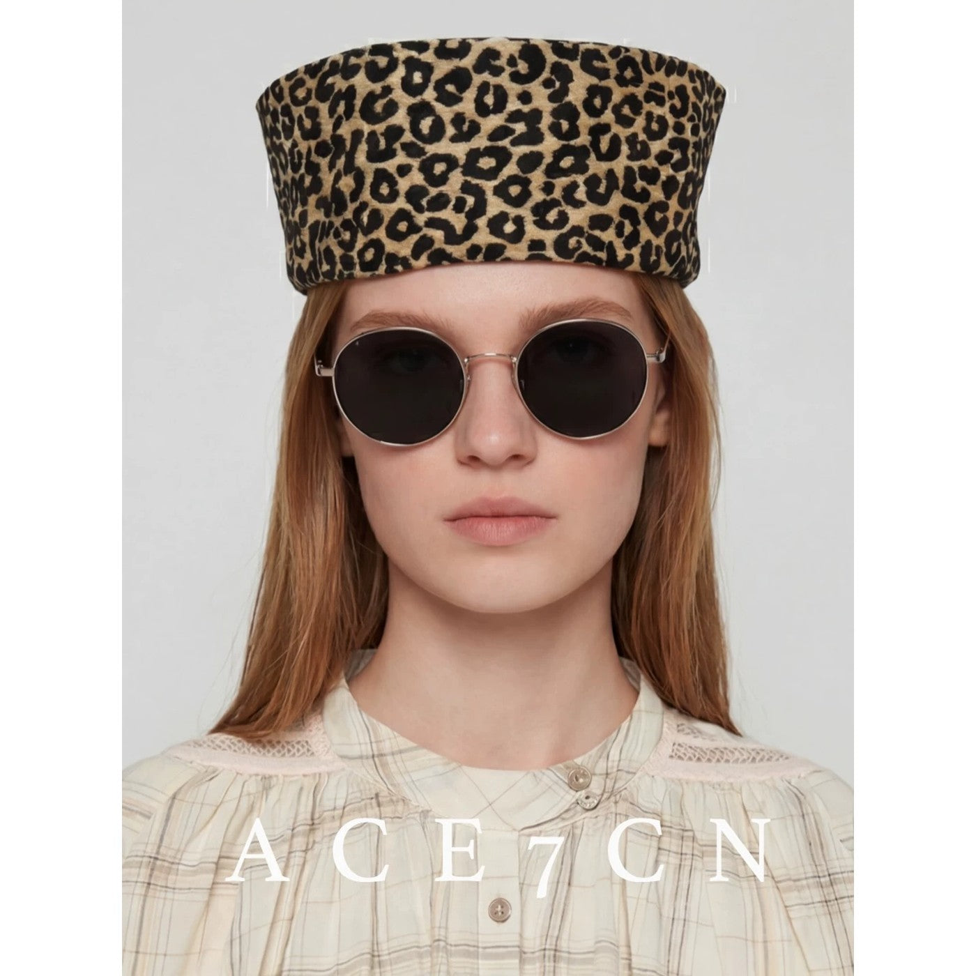 British Vintage Summer Leopard Pillbox Hat pillbox