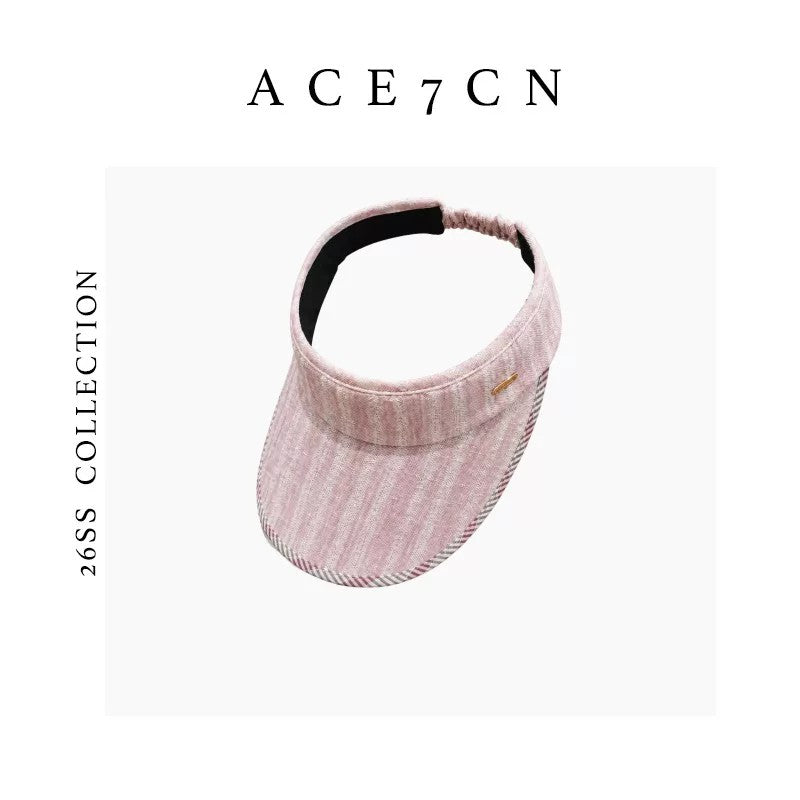 Athleisure Nautical Designer Striped Visor Breathable Outdoor