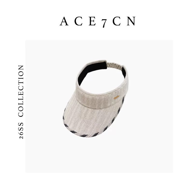Athleisure Nautical Designer Striped Visor Breathable Outdoor