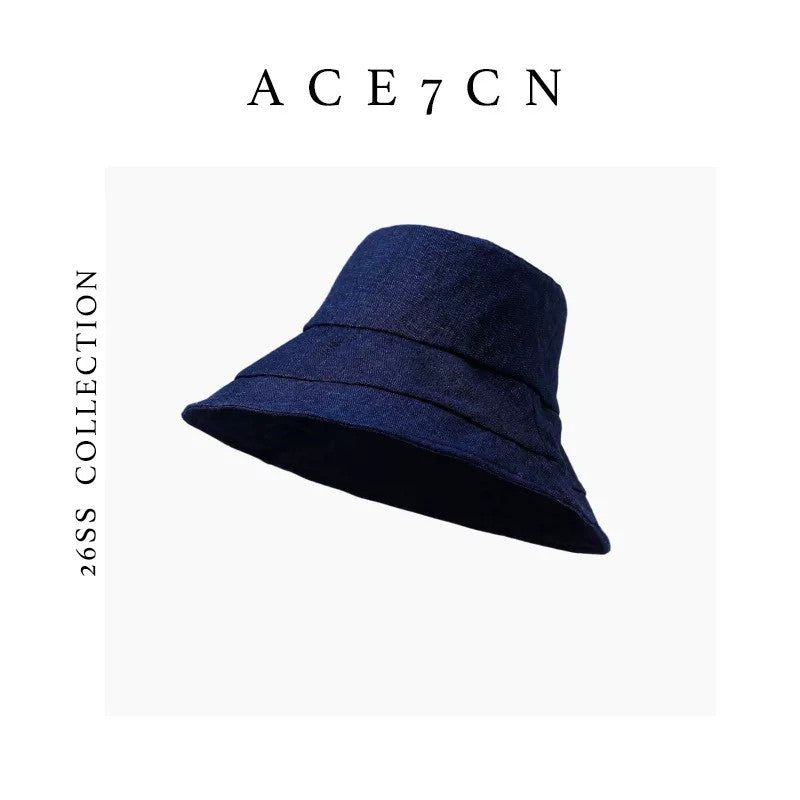 Old-Money Vintage Premium Linen Bucket Hat Wide-Brim