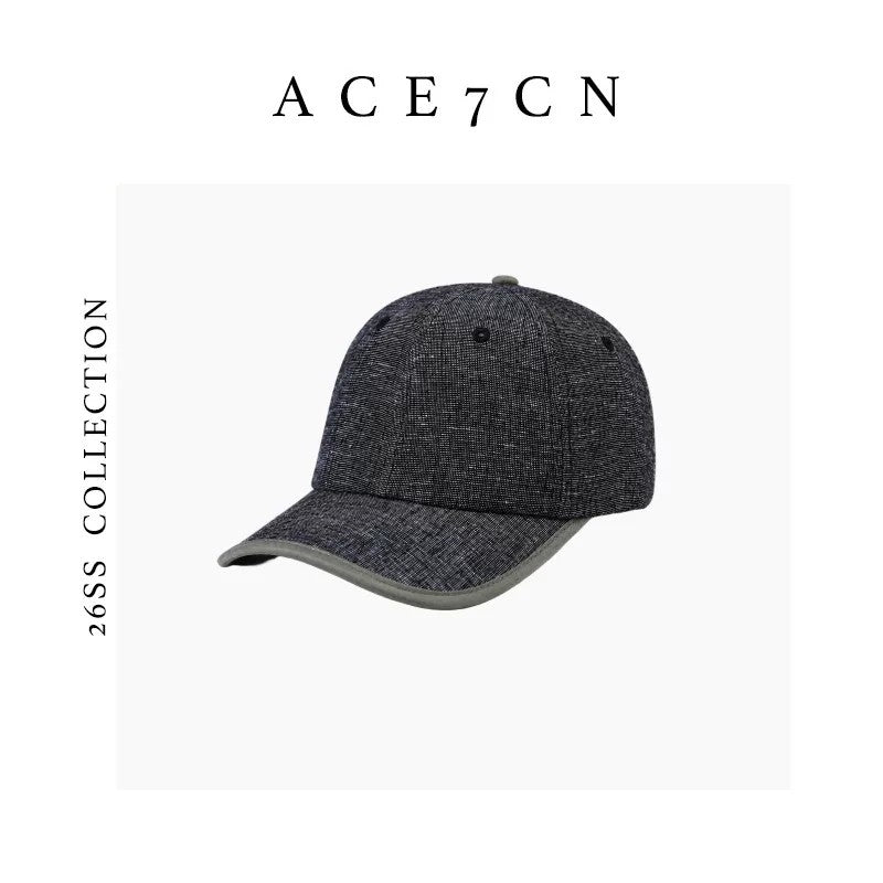 Old-Money Vintage Premium Linen Cap Commute Urban