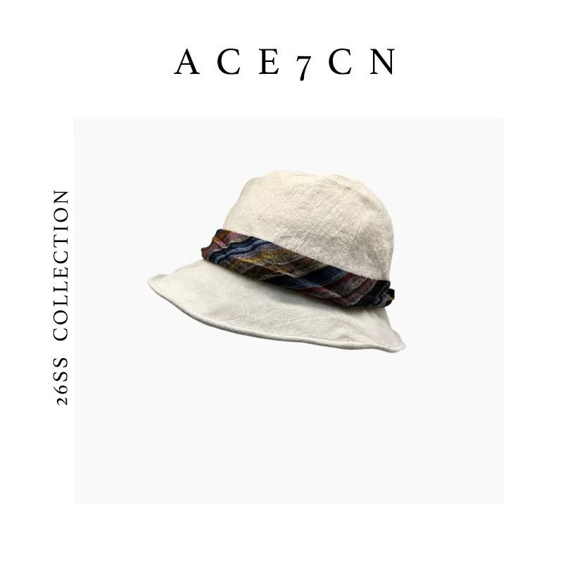 Korean Niche Bucket Hat Wide-Brim Bucket Hat