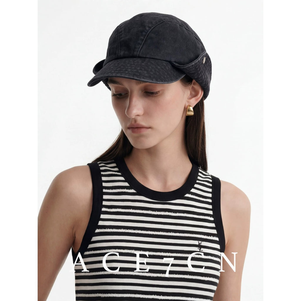 Urban Casual Roll-Brim Hat Chic Styling Riding