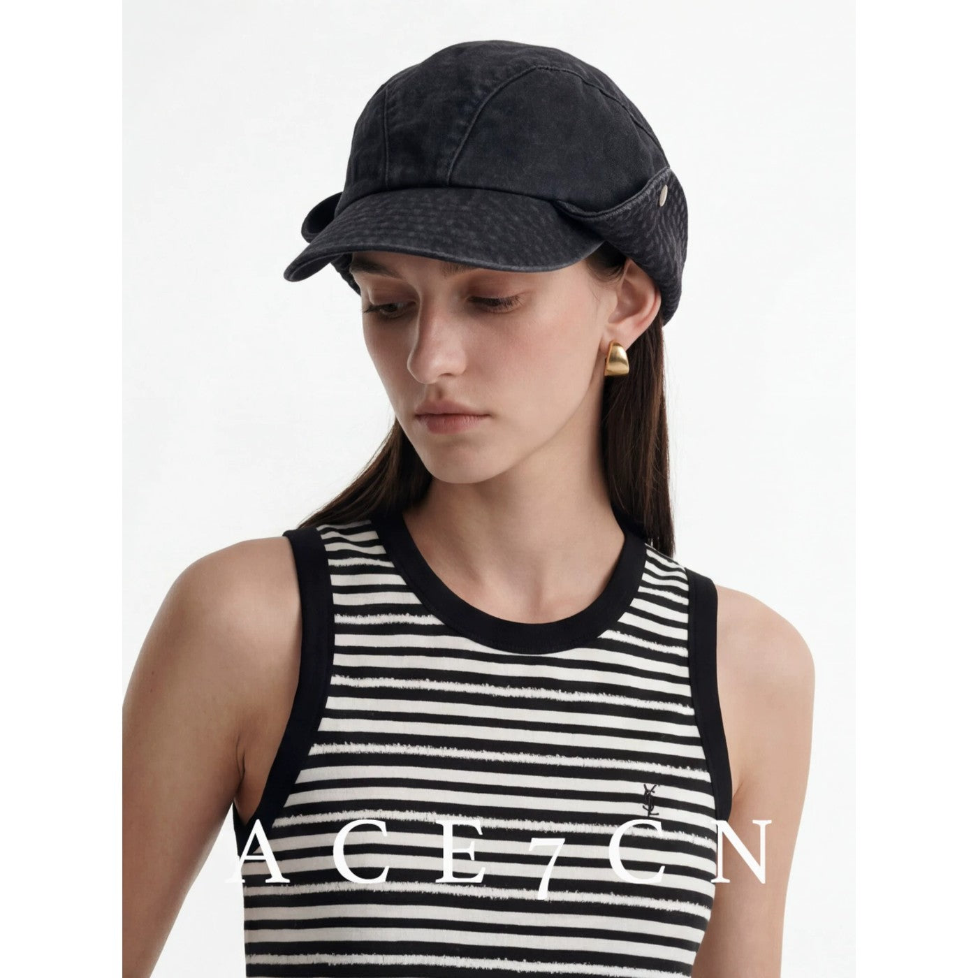 Urban Casual Roll-Brim Hat Chic Styling Riding