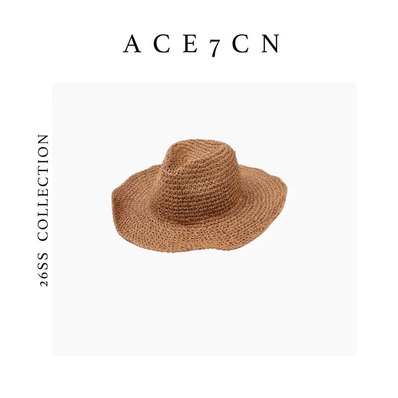 South American Western Straw Hat Minimalist Classic