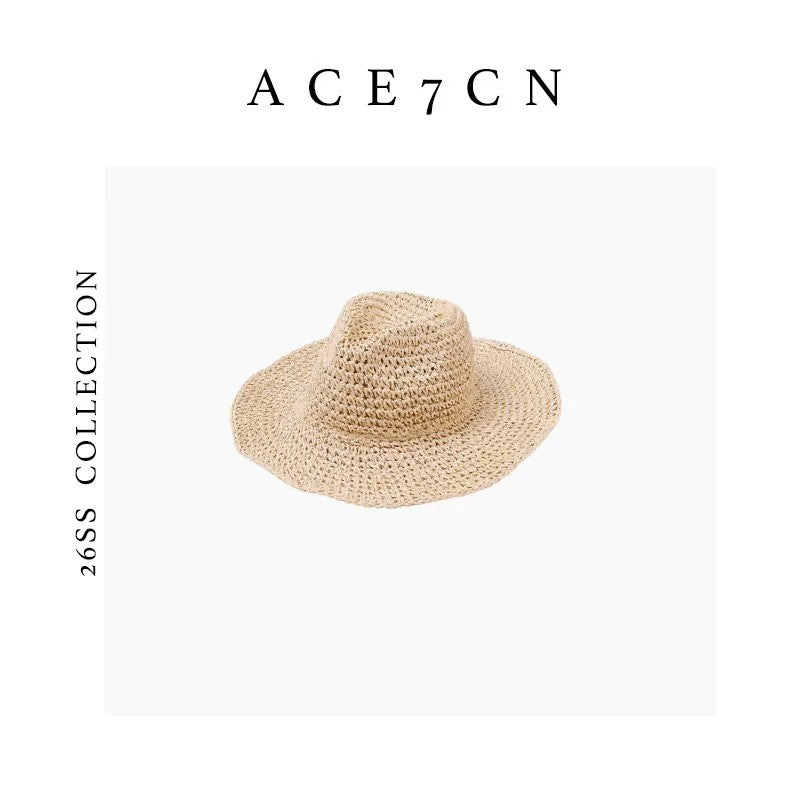 South American Western Straw Hat Minimalist Classic