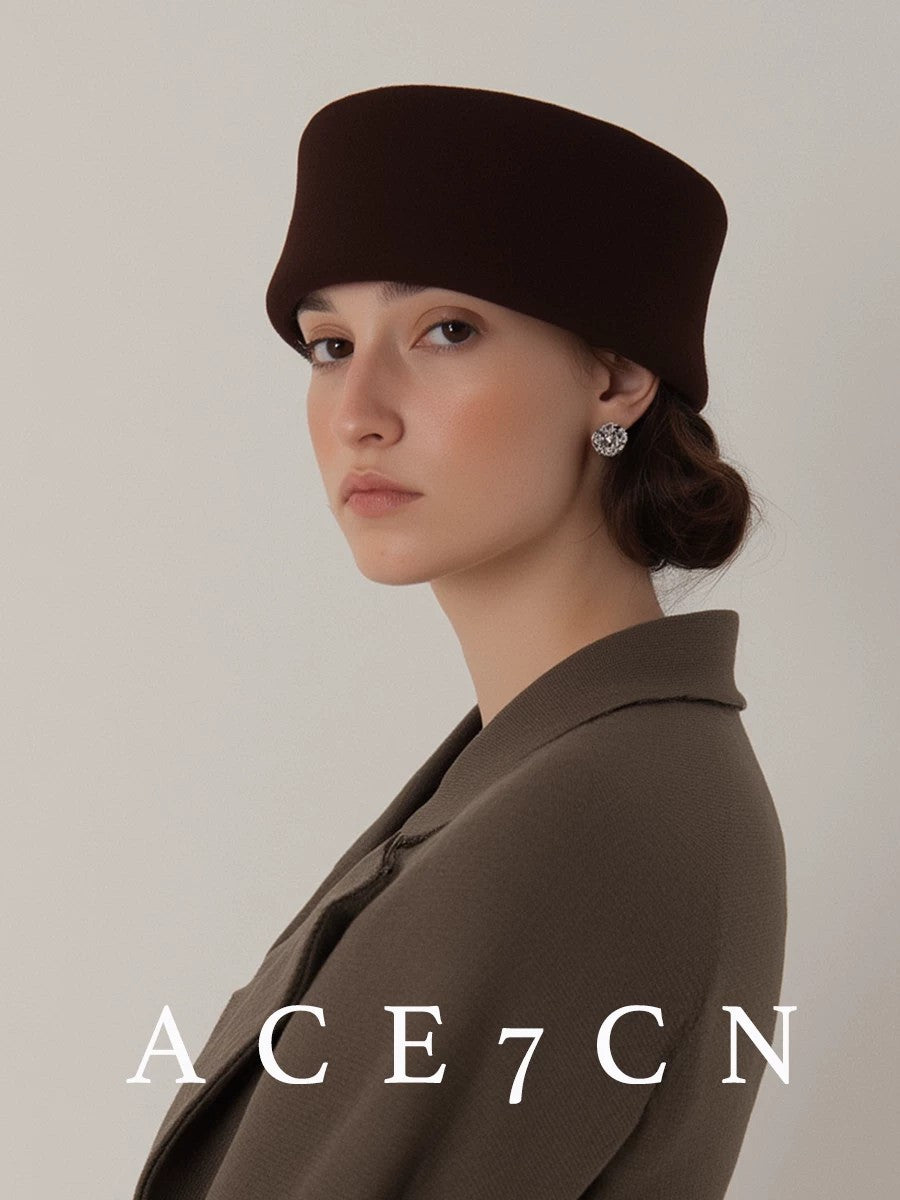 pillboxhat 100 Wool British Vintage Pillbox Hat