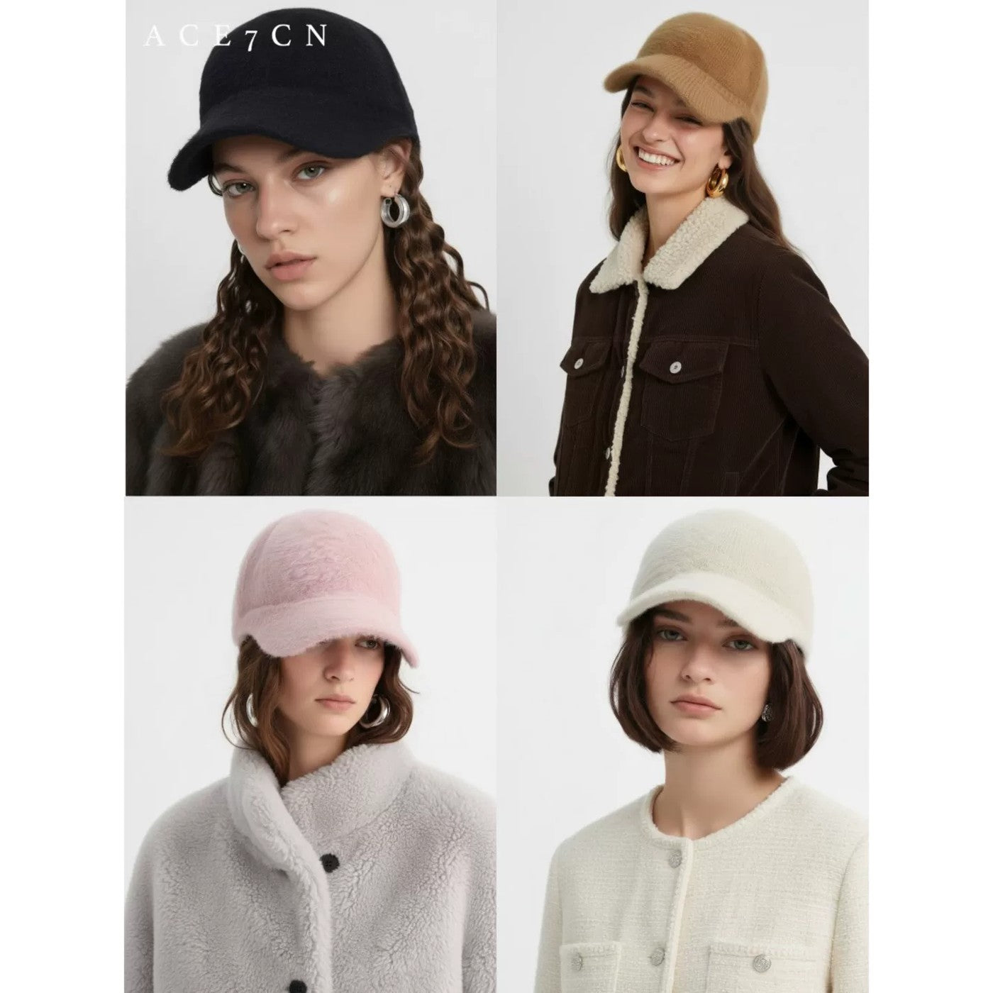 Urban Casual Knit Beanie No-Makeup Essential Warm