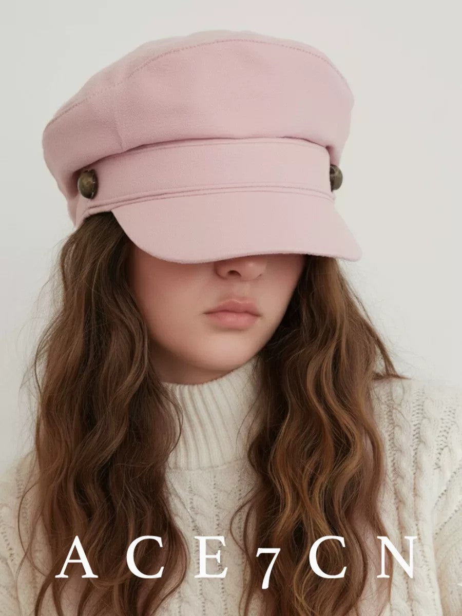 British Vintage Suede Newsboy Cap Autumn-Winter Riding