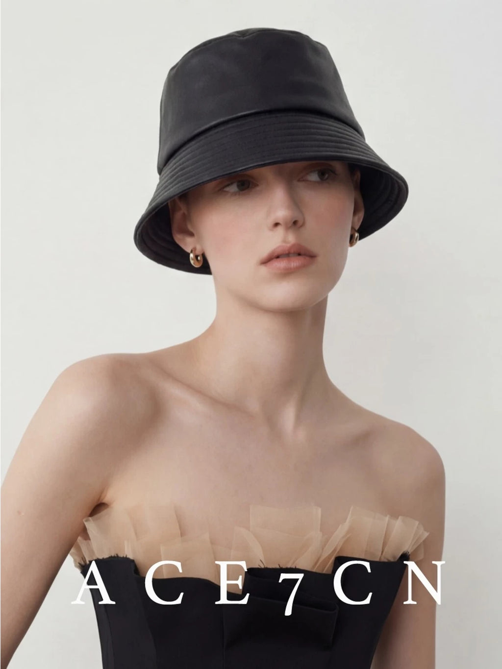 British Classic Bucket Hat Urban Minimalist Sheepskin