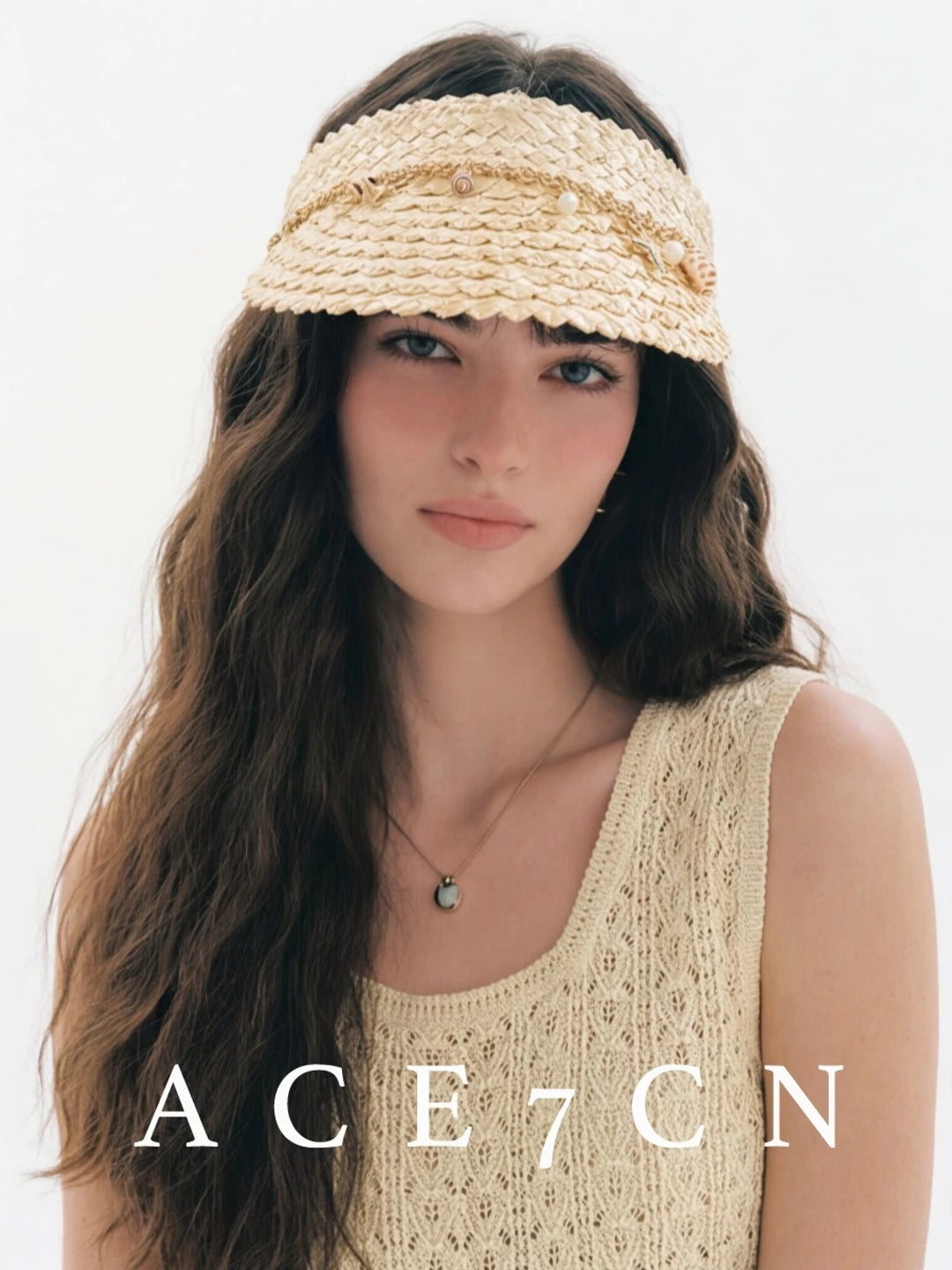 Light-French Refined Visor Handmade Straw-Woven Sun Hat