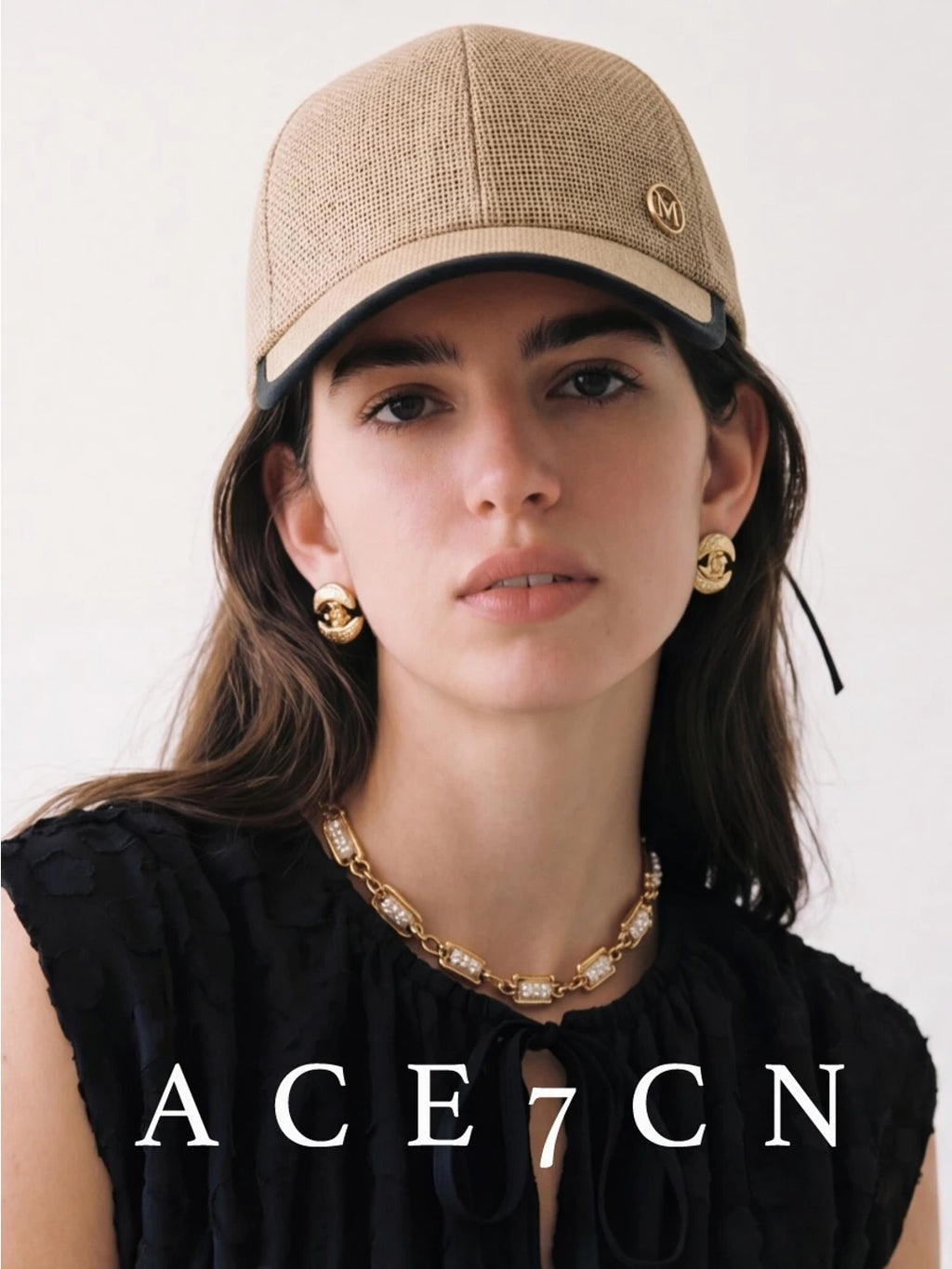 Casual Old-Money Straw-Woven Baseball Cap Urban Chic