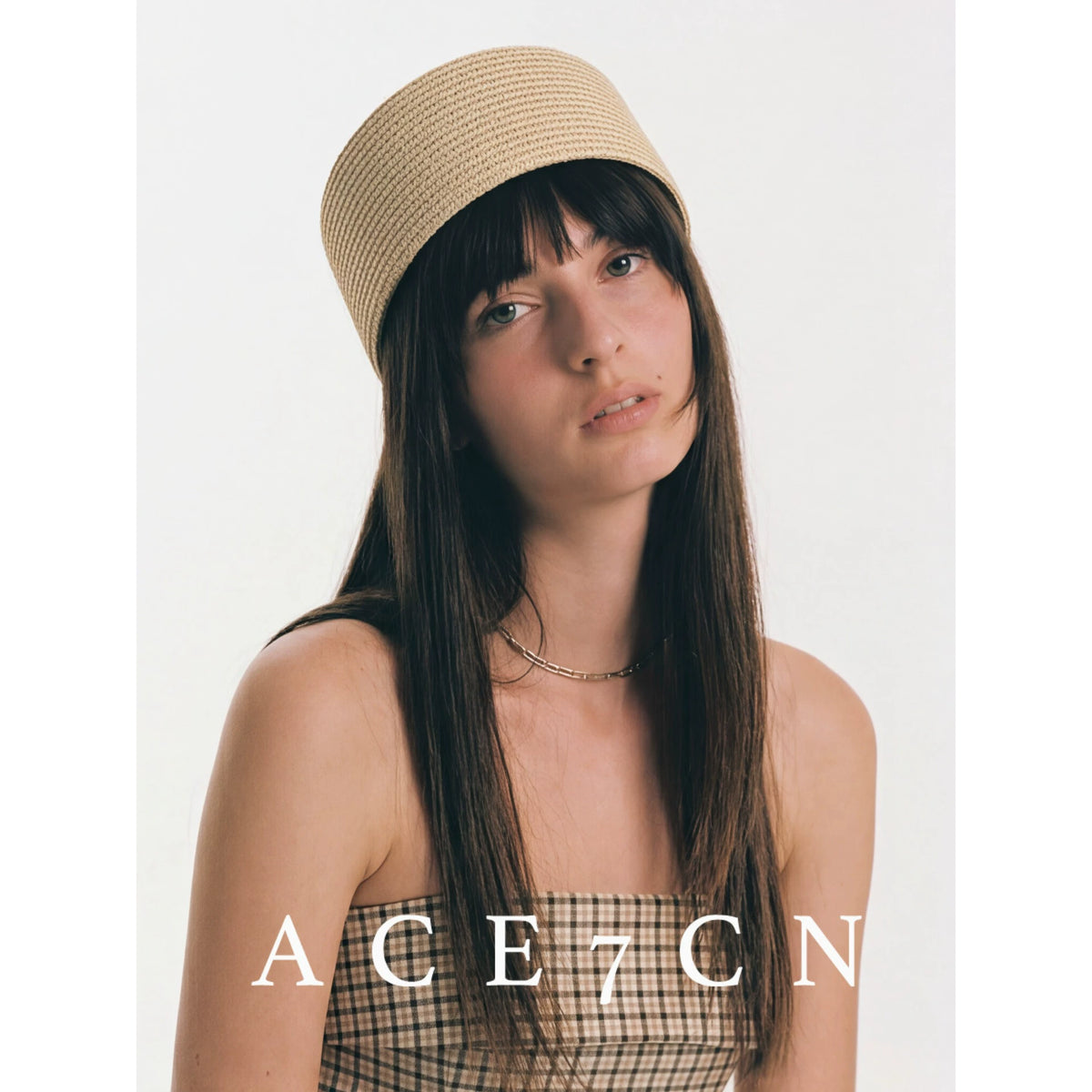 British Vintage Straw-Woven Pillbox Hat pillboxhat Round