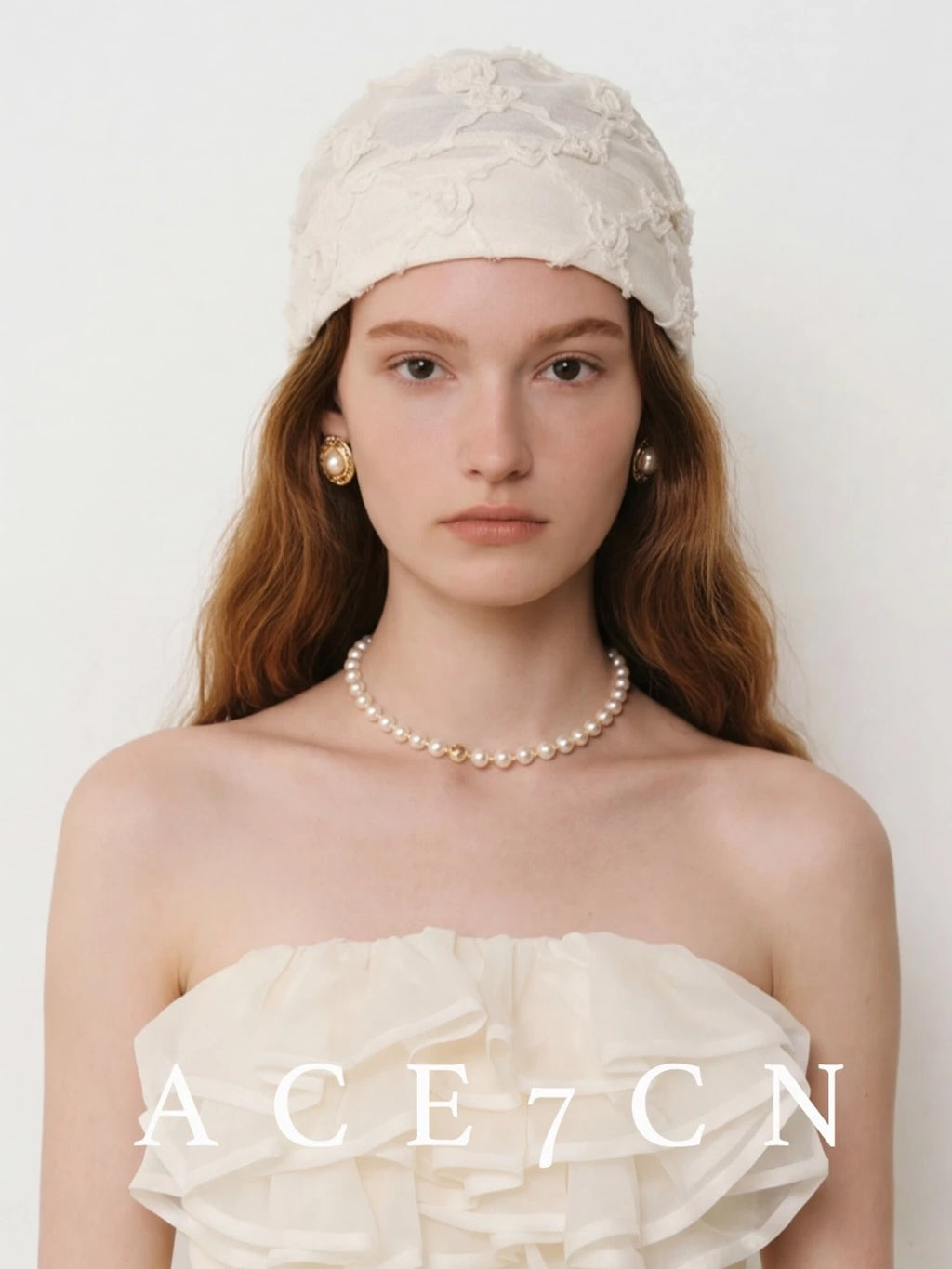 Korean Niche Fairy Floral Hat Pullover Beanie