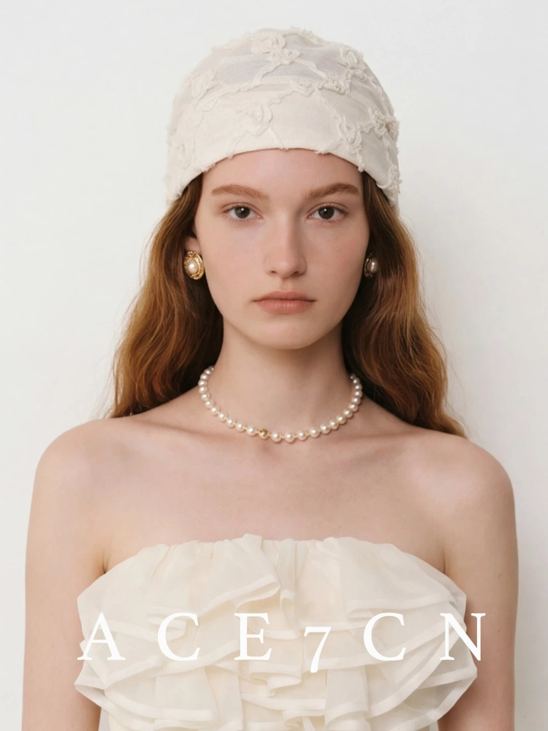 Korean Niche Fairy Floral Hat Pullover Beanie