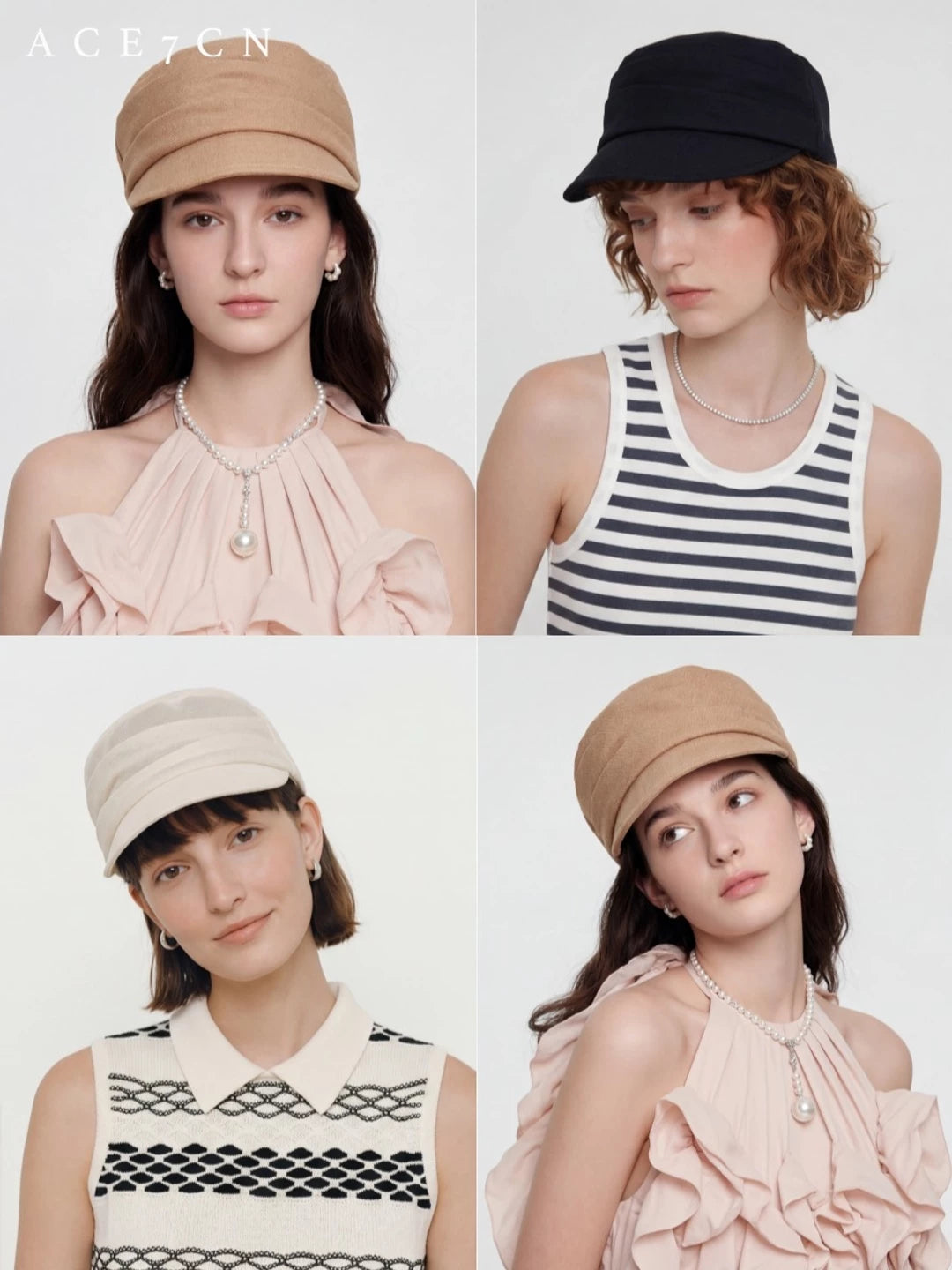 Vintage Elegant Japanese Washi Equestrian Hat Breathable