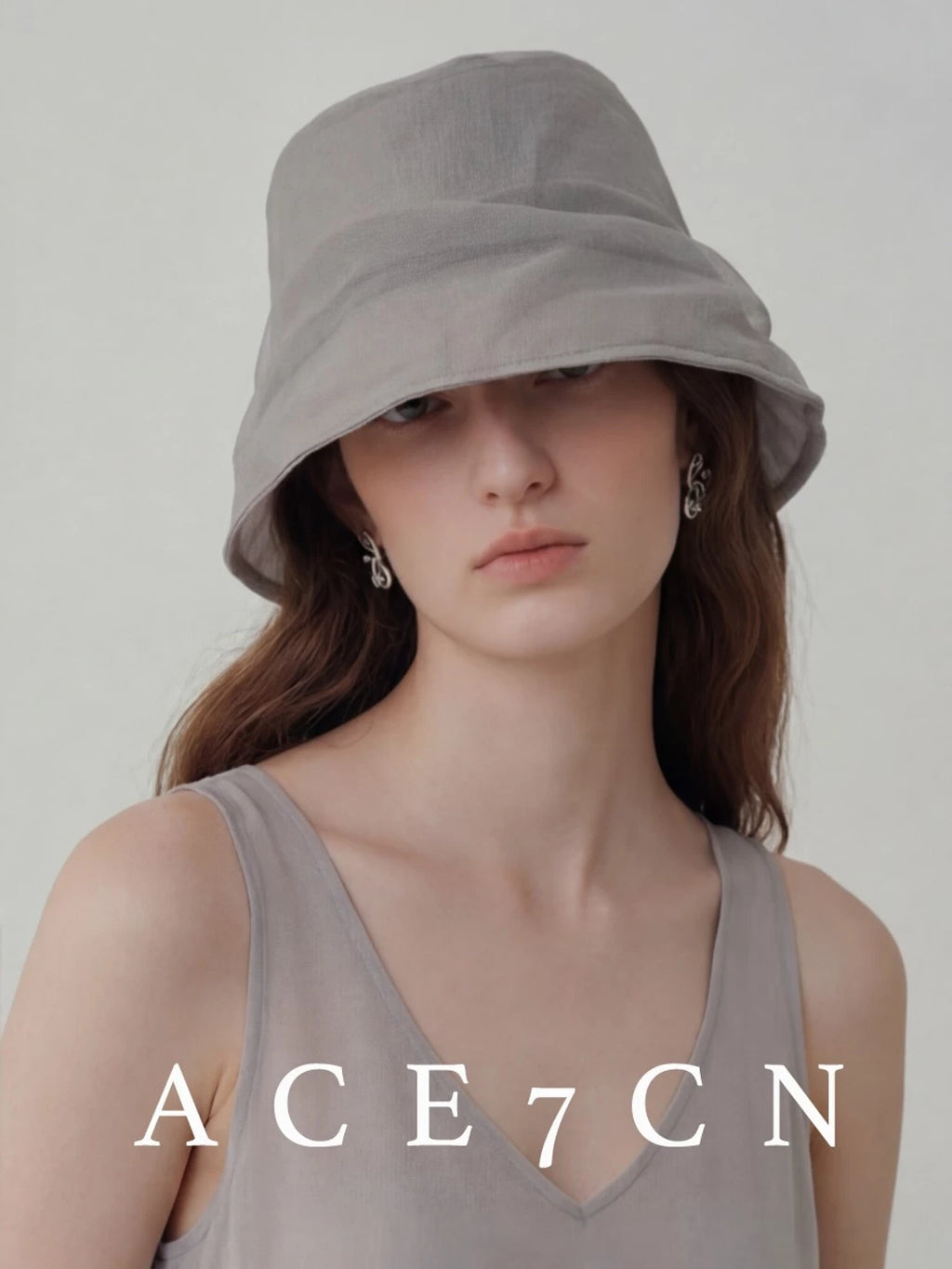 French Muted Bucket Hat Everyday Travel Sun-Protection