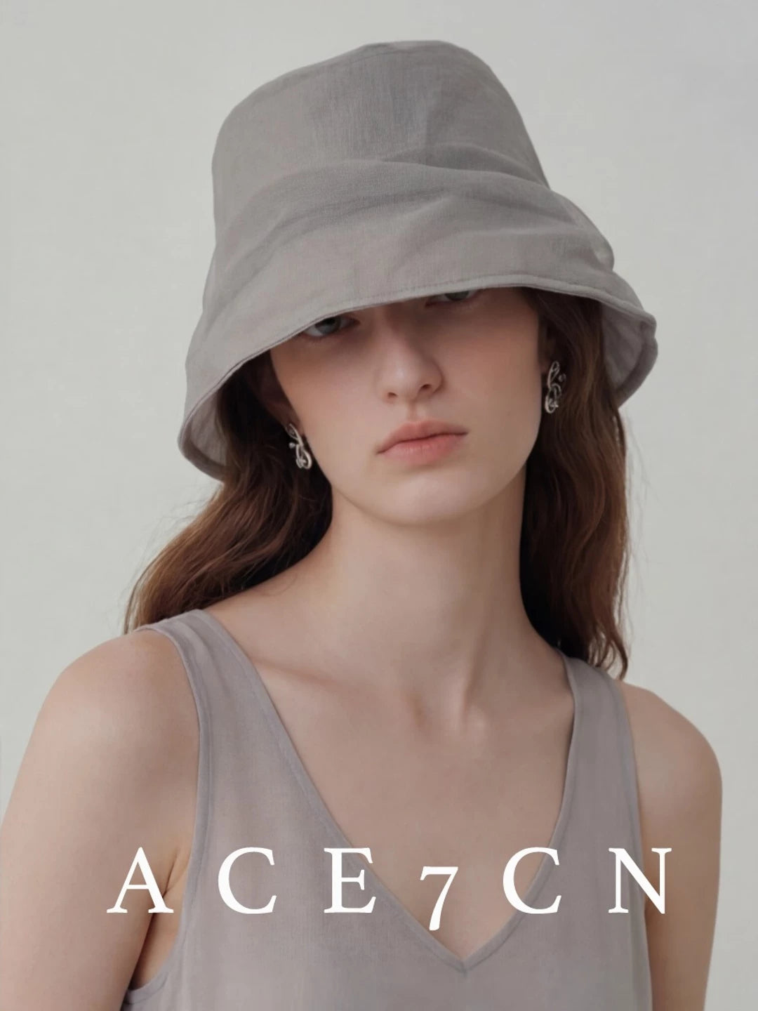 French Muted Bucket Hat Everyday Travel Sun-Protection