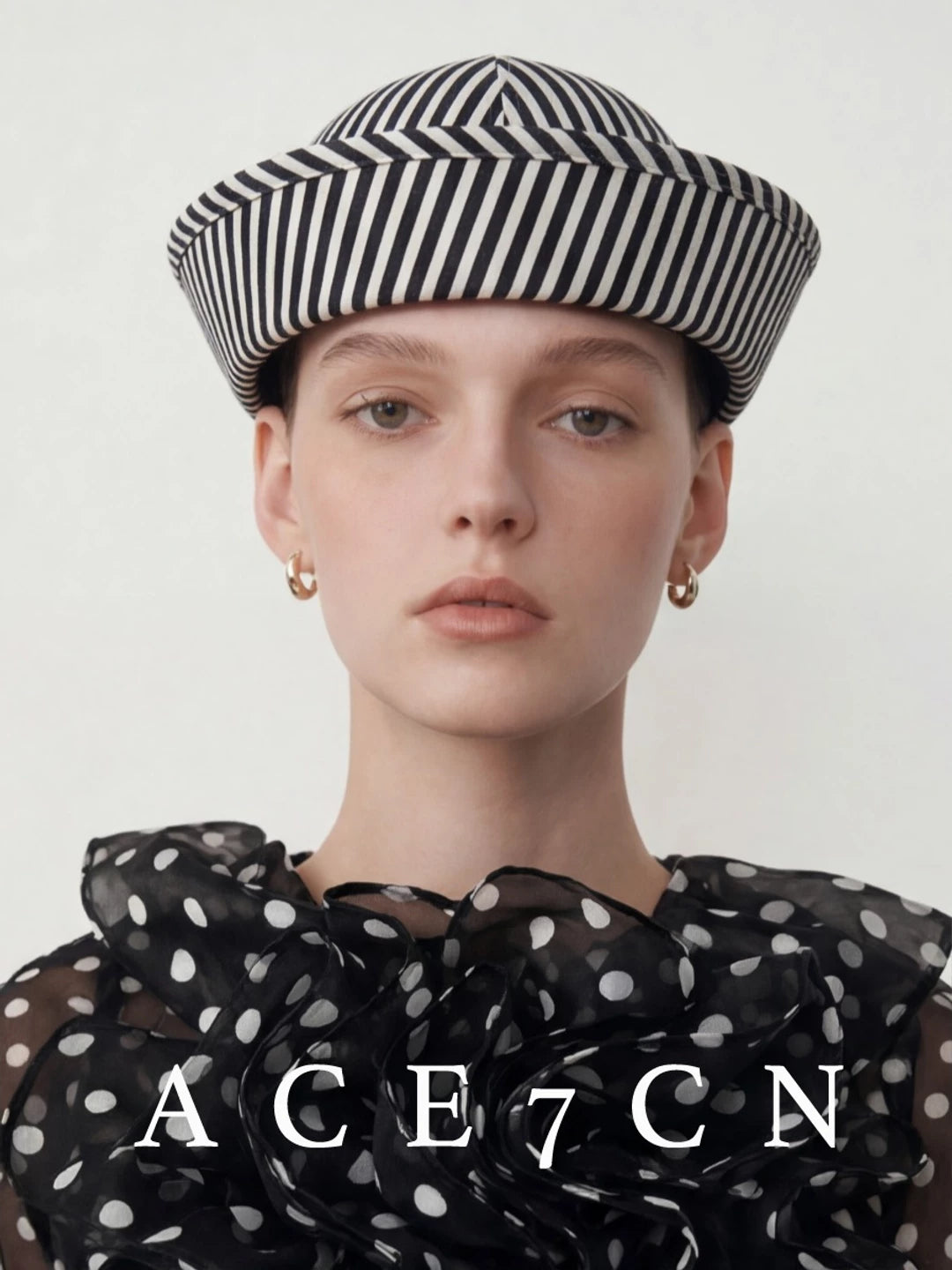 Nordic Niche Striped Roll-Brim Pillbox Hat Sailor