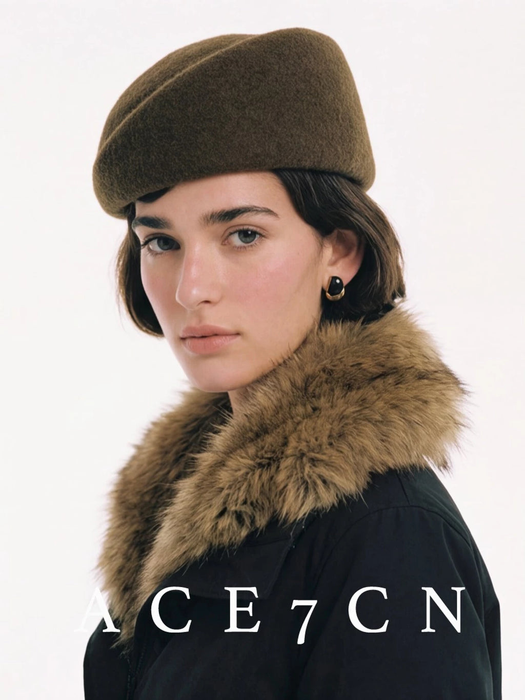 British Vintage Wool Pillbox Hat pillboxhat Brimless