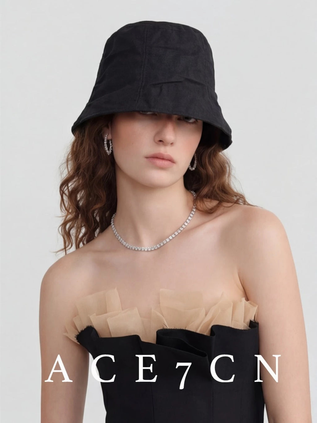 Japanese Resort Cotton Bucket Hat Handmade Pleated