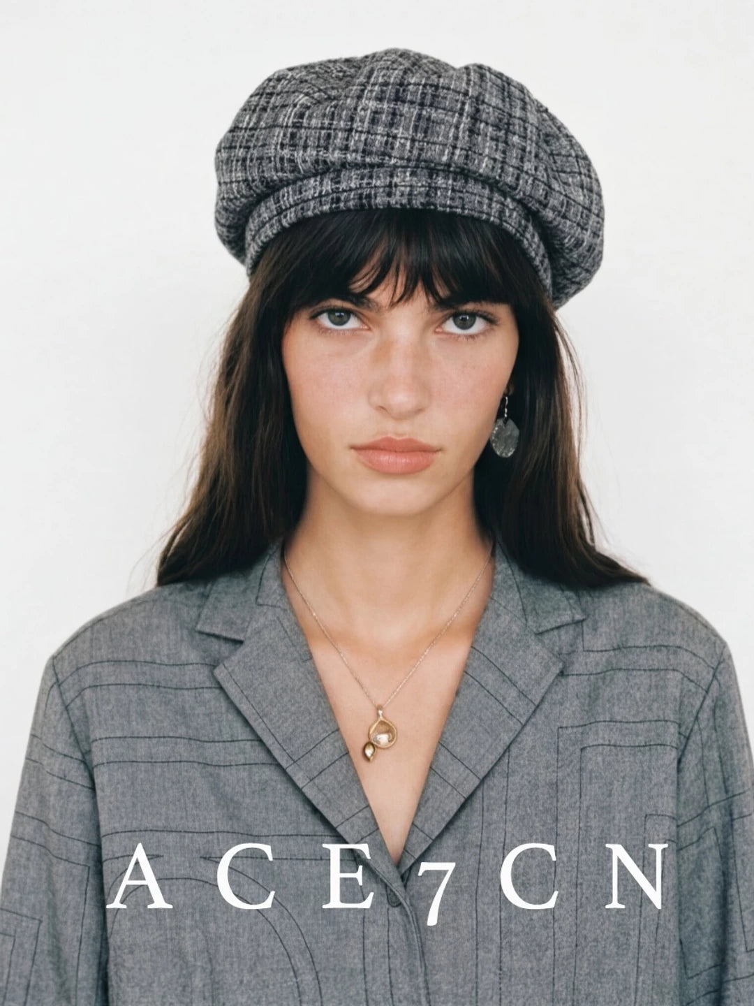 Relaxed French Classic Tweed Beret Tweed Painter