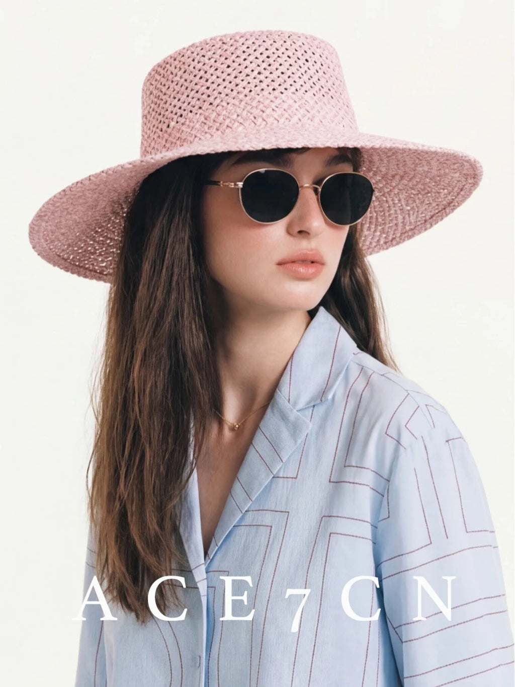 Korean Niche Custom-Dyed Straw Hat Breathable Straw
