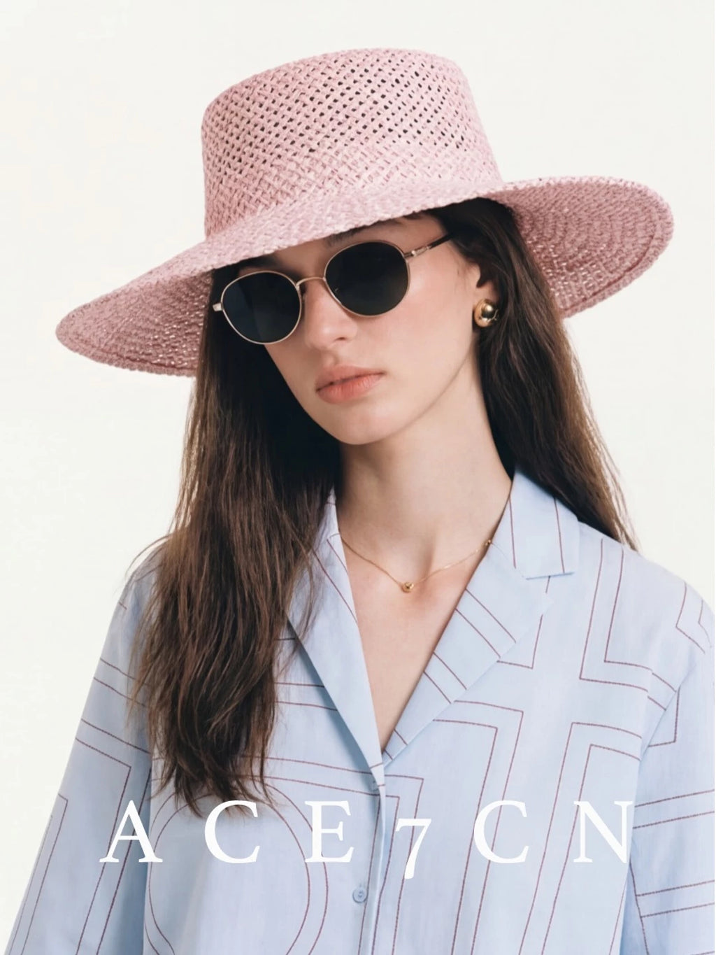 Korean Niche Custom-Dyed Straw Hat Breathable Straw